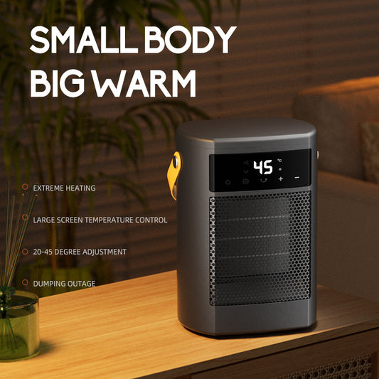 home heater with quiet warming